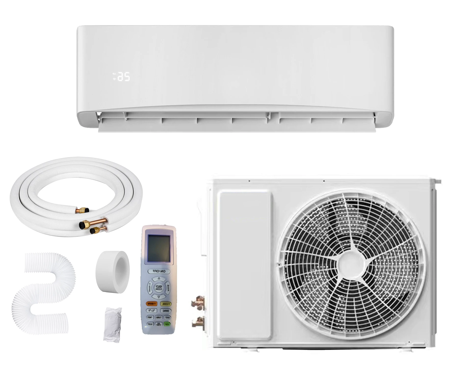 18000BTU 1.5TON 2P Intelligence Factory Price Manufacturer Supplier R32 9000BTU 24 Hours Timer Aircon Split Type