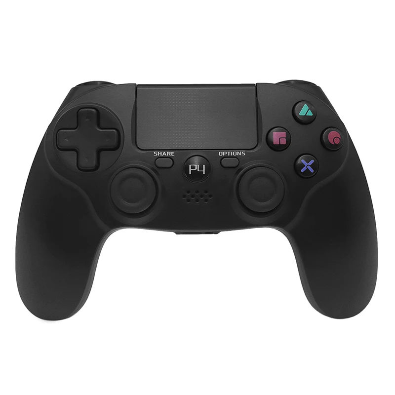 
Turbo Rapid Fire HD Vibration Gyro Sensor Game Controller Wireless PS4 Gamepad with Earphone Jack Compatible with PS3 PC 