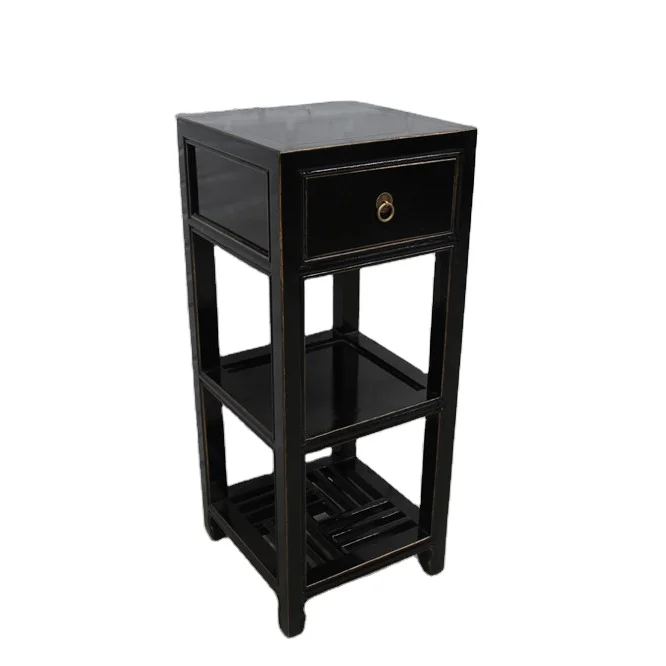 New arrival Nordcasa High glossy recycle furniture  antique reclaimed  wood console table living room furniture