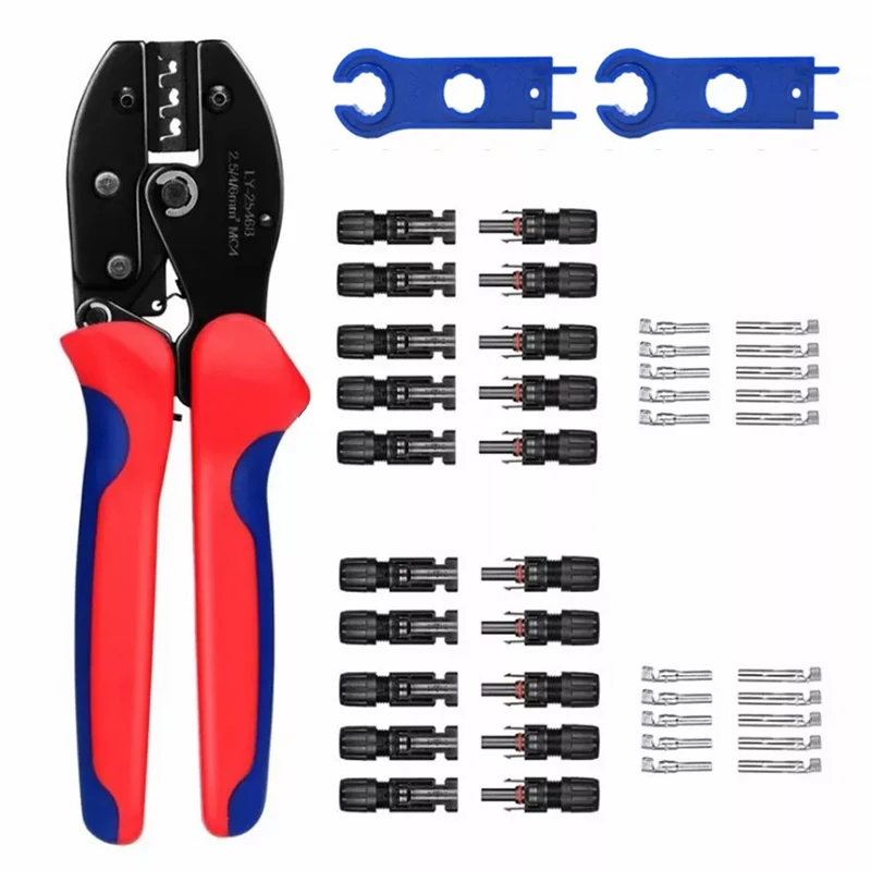 Solar Terminal Crimping Tool LY-2546B Crimping Pliers Hand Tool Kit Solar Connector Pliers