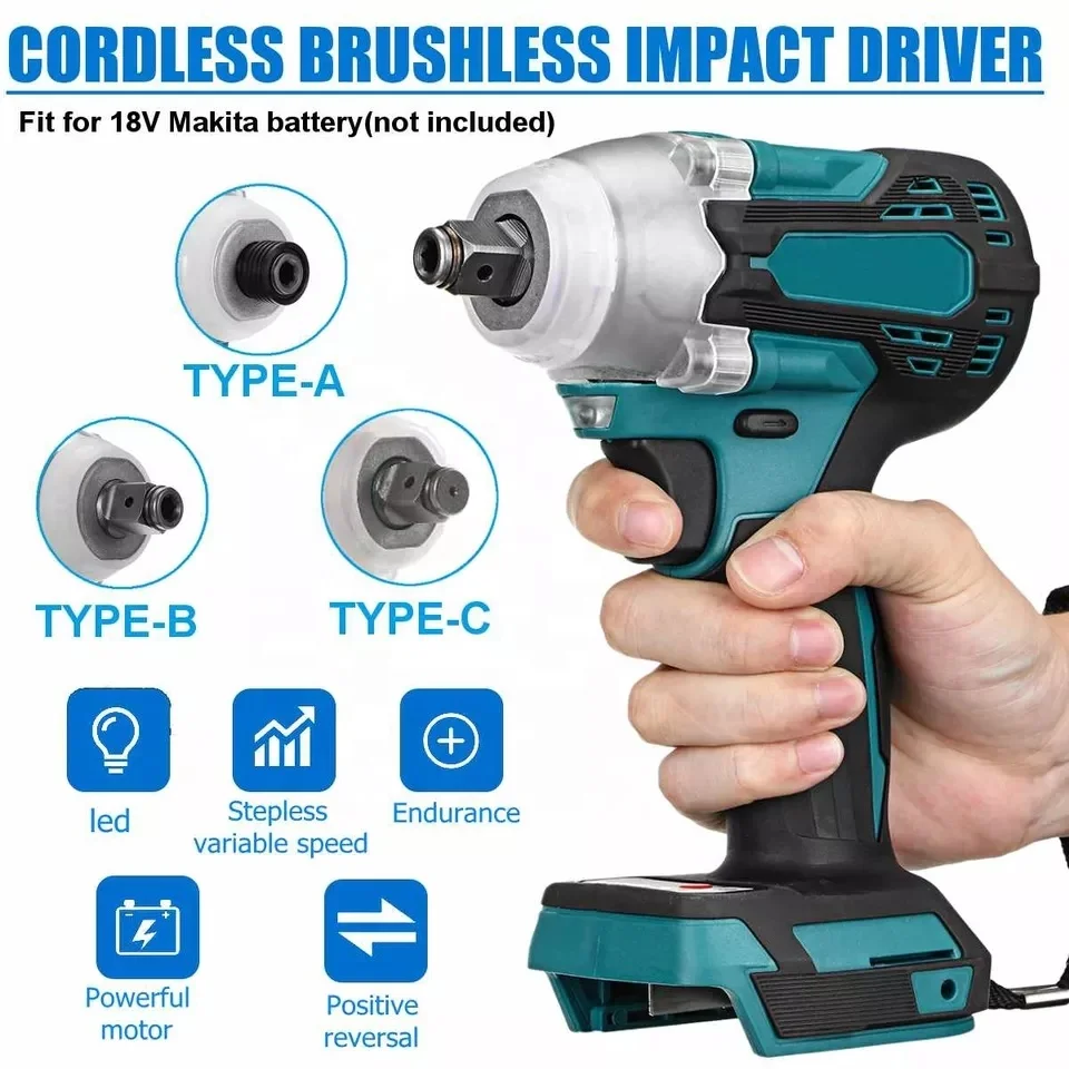 Well-received electric power tool cordless impact wrench battery impact wrench 16.8v 1/2 impact wrench high torque