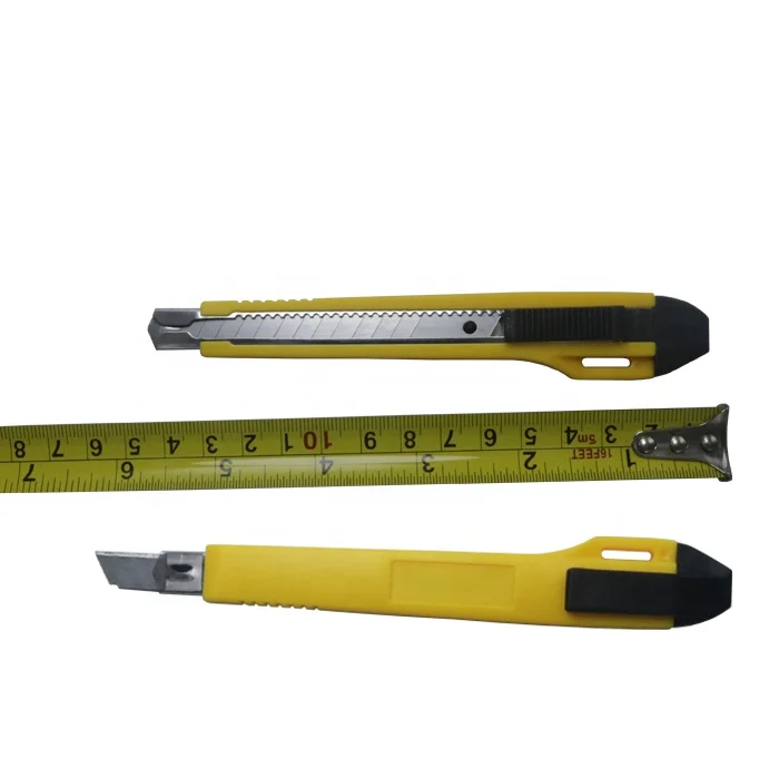 Wholesale ABS handle retractable 9mm blade knife