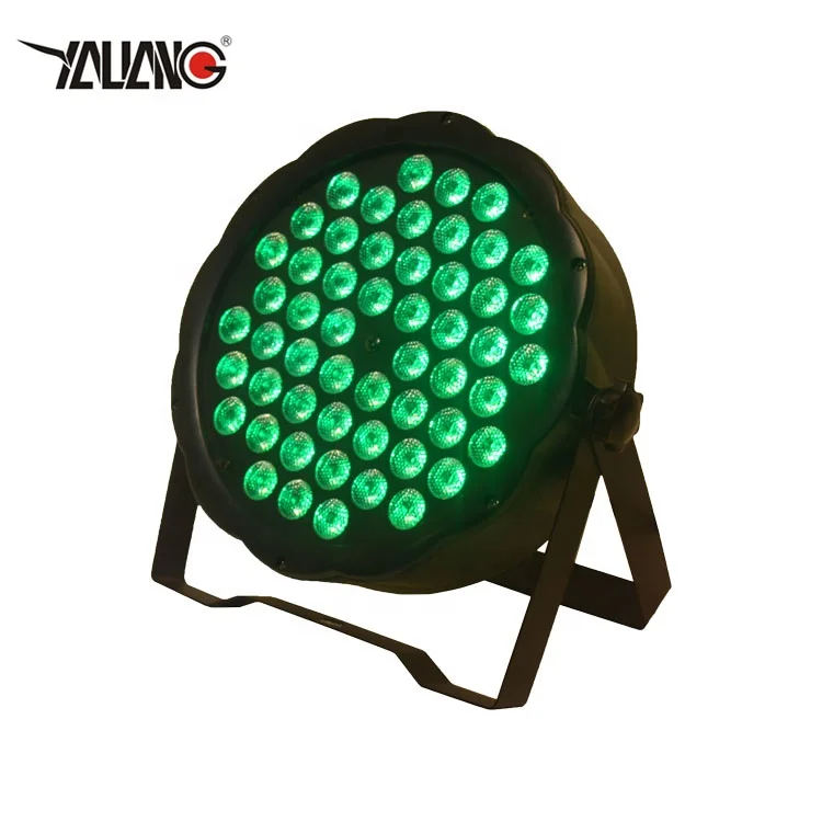 Best DMX512 Stage Light Plastic led rgb mini slim led par can light 54*1W parcan light