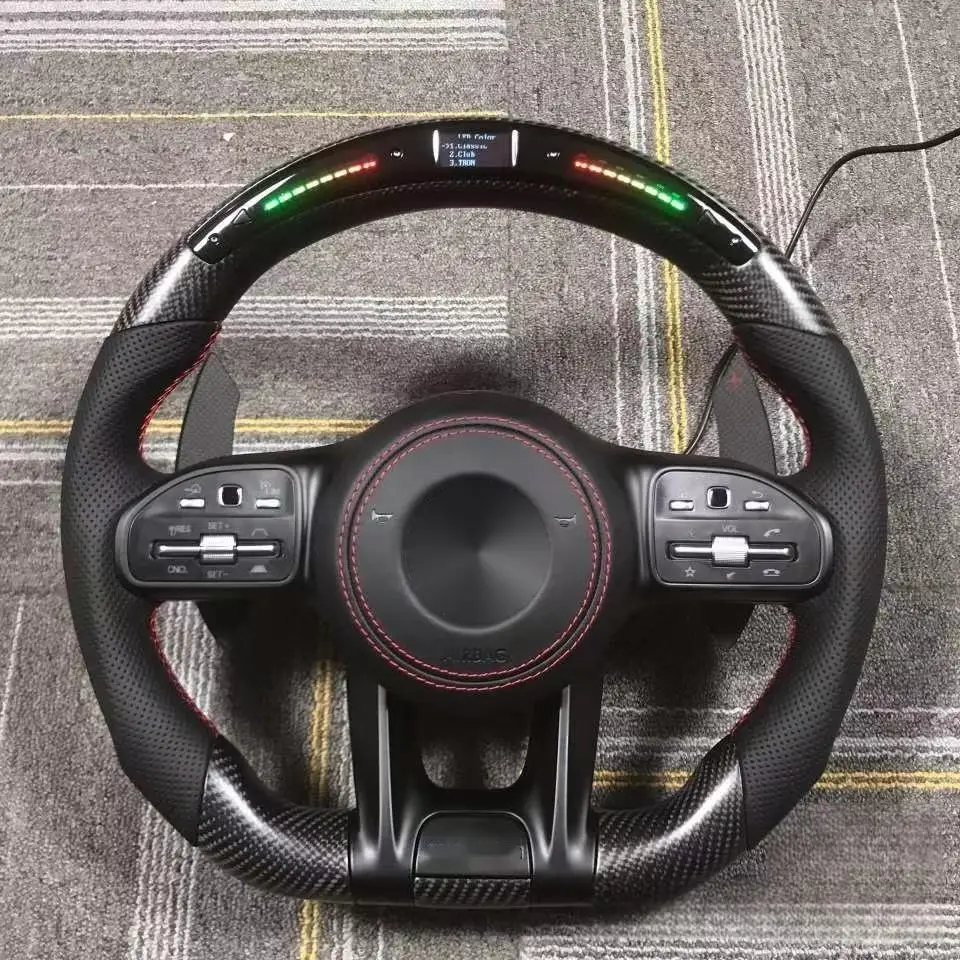 Для кованого рулевого колеса из углеродного волокна для Mercedes Benz рулевое колесо AMG W205 W213 GLE GLSW219