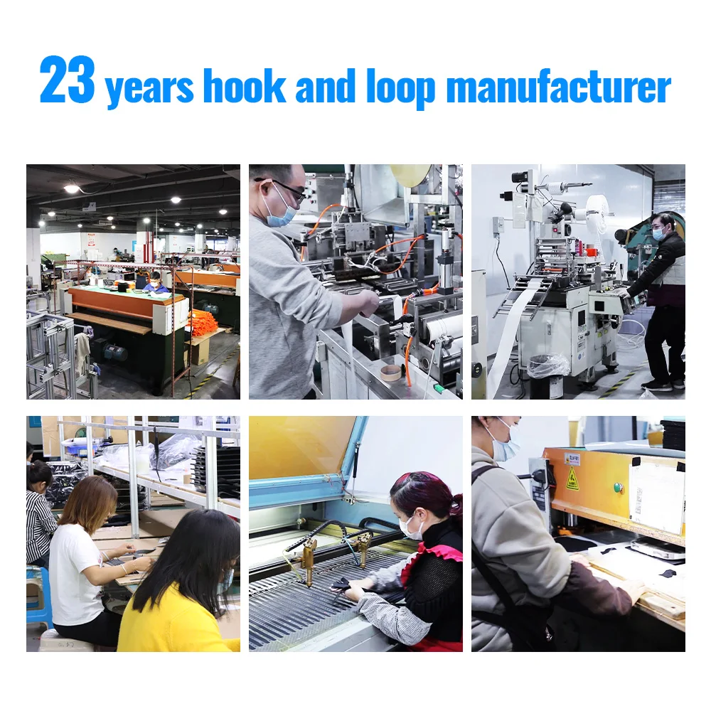 JieHuan super factory  Customized adhesive self injection hook and loop velcroes tape for Medical Supplies