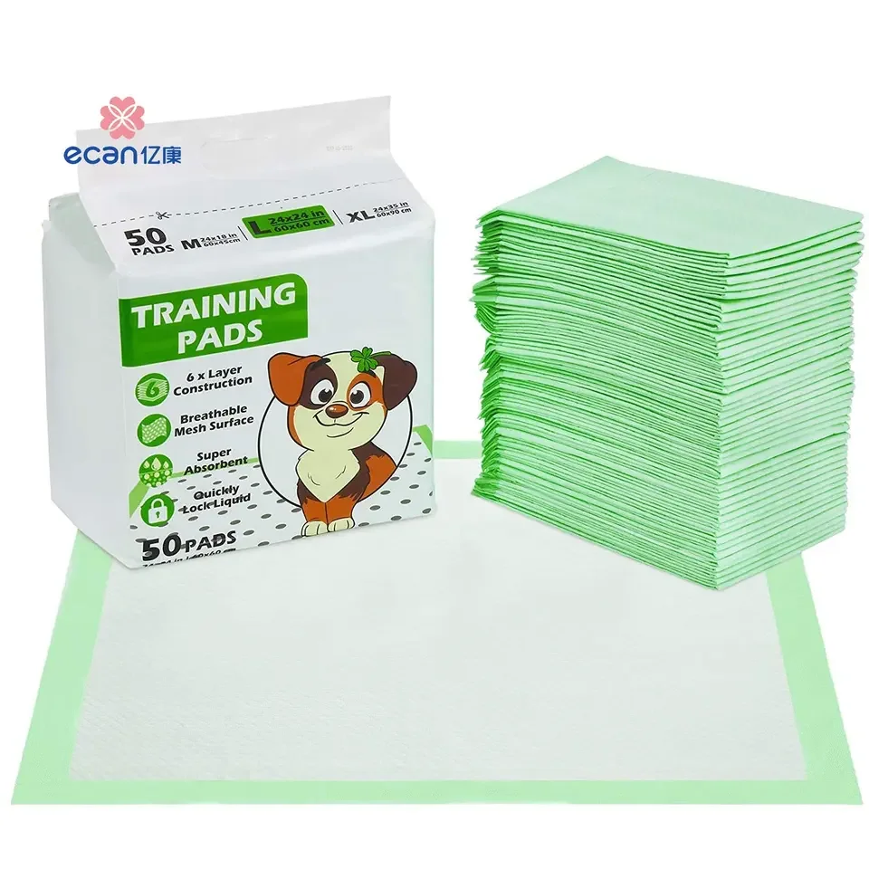 Factory Price Custom Printed Disposable Pads Pet Pee Urine Training Pads for Dogs and Puppies
