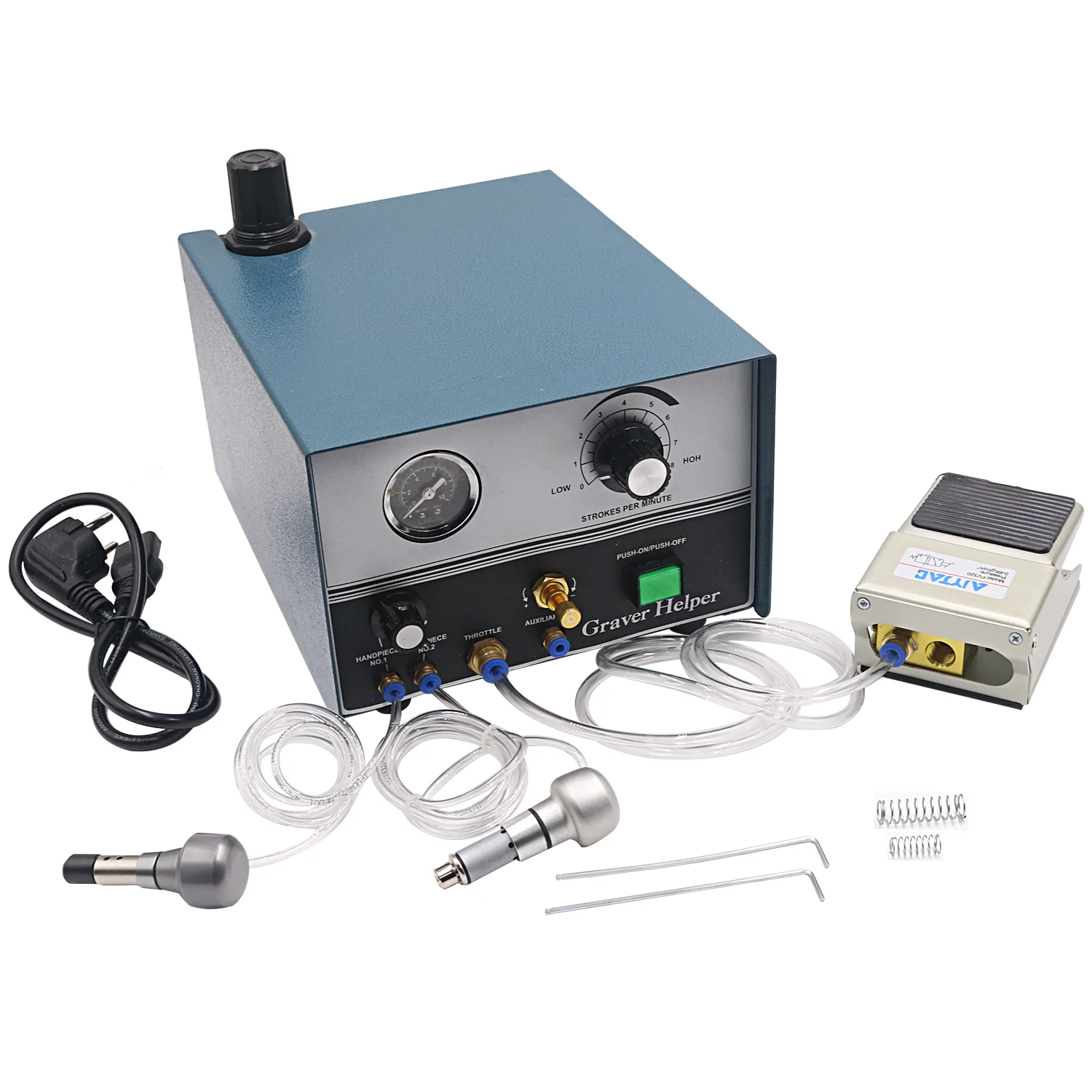 Jewelry Processing Equipment Durable Using Low Price Jewelry Hand Double Ended Engraving Machine Pneumatic Engraver Graver