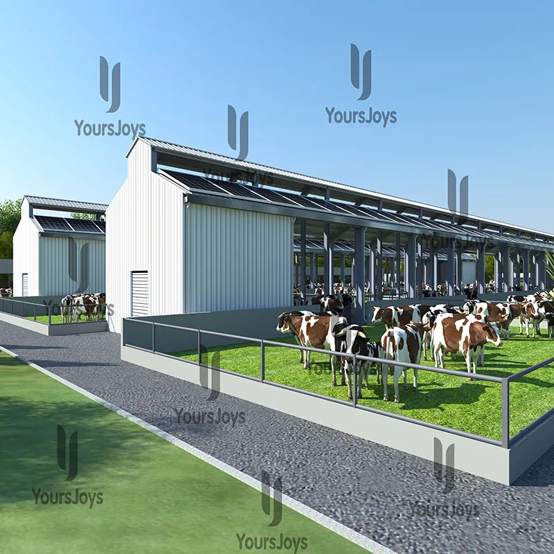 High quality customizable durable steel structure suitable for cowshed steel structure