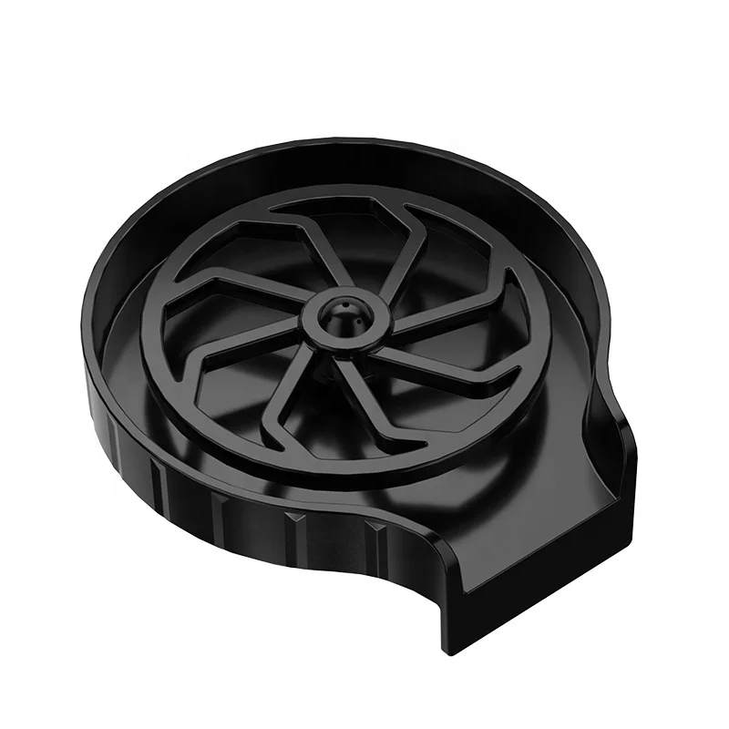 Automatic Flushing Glass Rinser for Kitchen Sinks Bottle Washer Round Black Cup Clenar Bar Glass Rinser