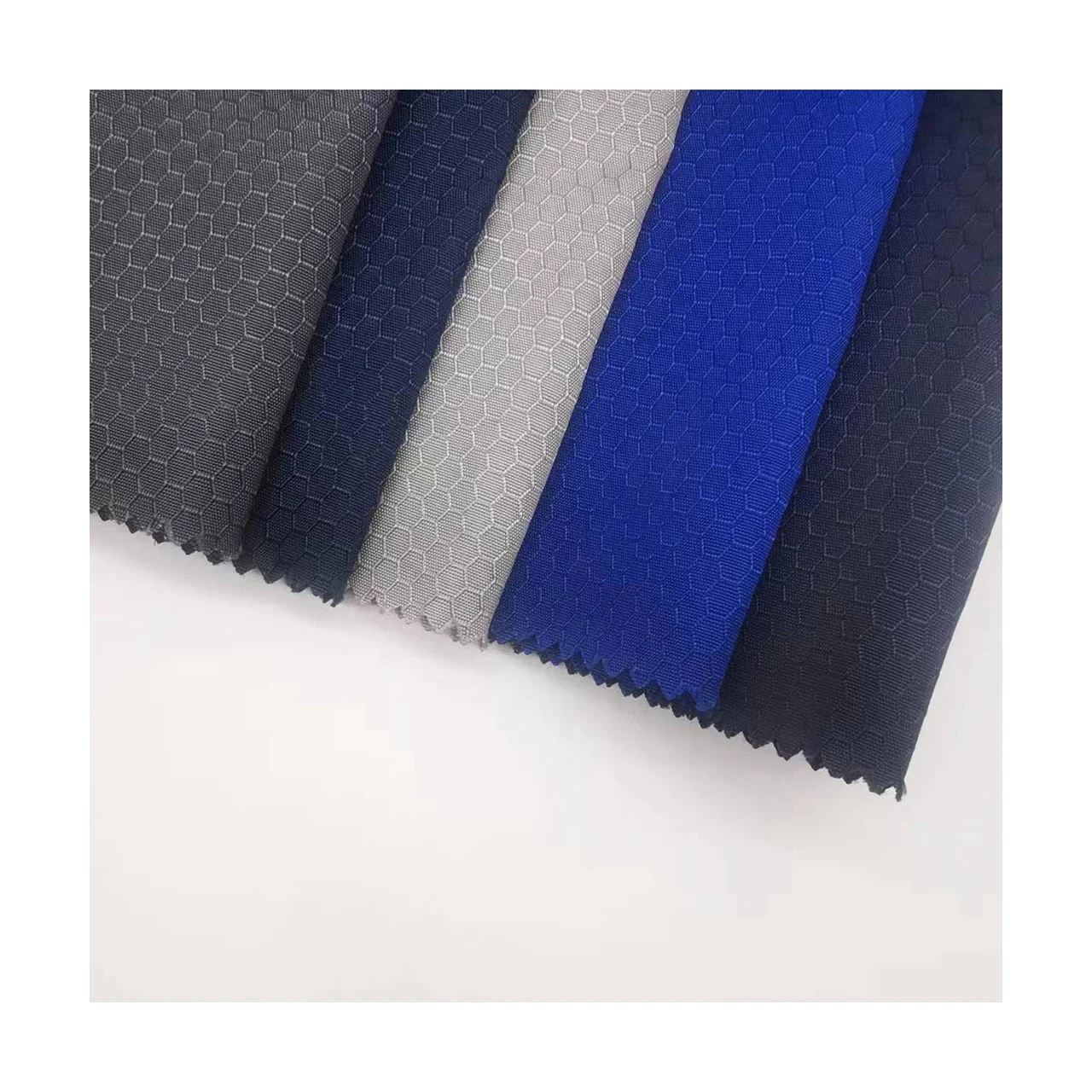 100% nylon waterproof football diamond lattice jacquard 420D nylon fabric