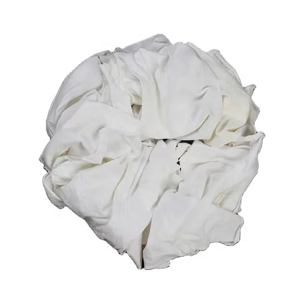 100% cotton industrial use second hand cloth  wiping rags  white color cotton waste rags in uae