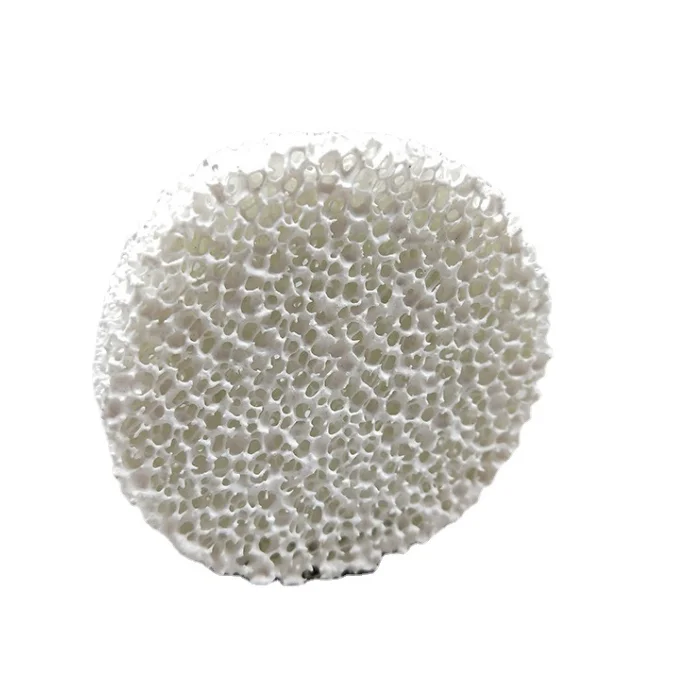 Reasonable Price High Mechanical Strength Black and Gray Silicon Carbide Ceramic Foam Filter