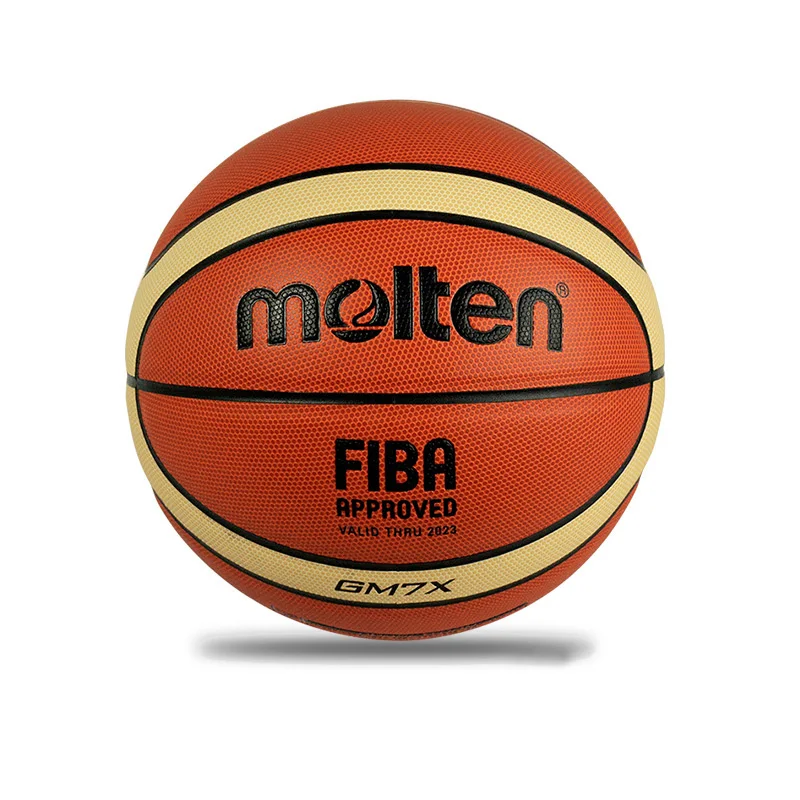 High Quality Basketball Ball Official Size Weight Customized Logo PU Leather Basketball Heavy Duty Rubber Nylon Basketballs