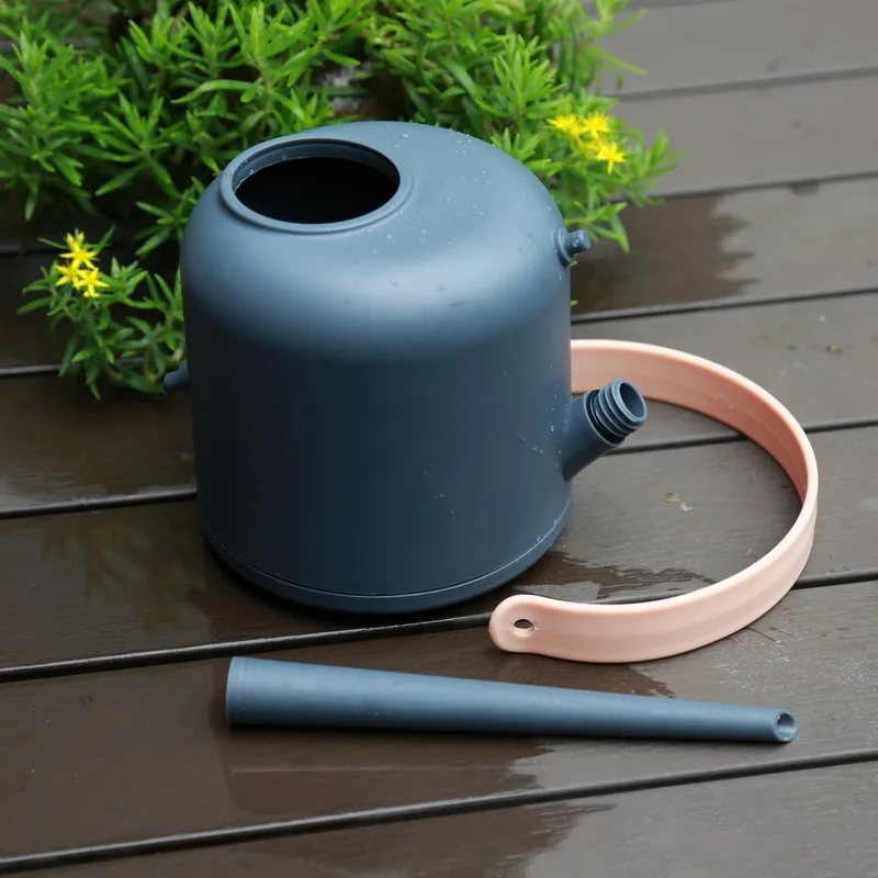 1.7L Strong Plastic Long Spout Minimalist Design Matte Garden Flower Pot Watering