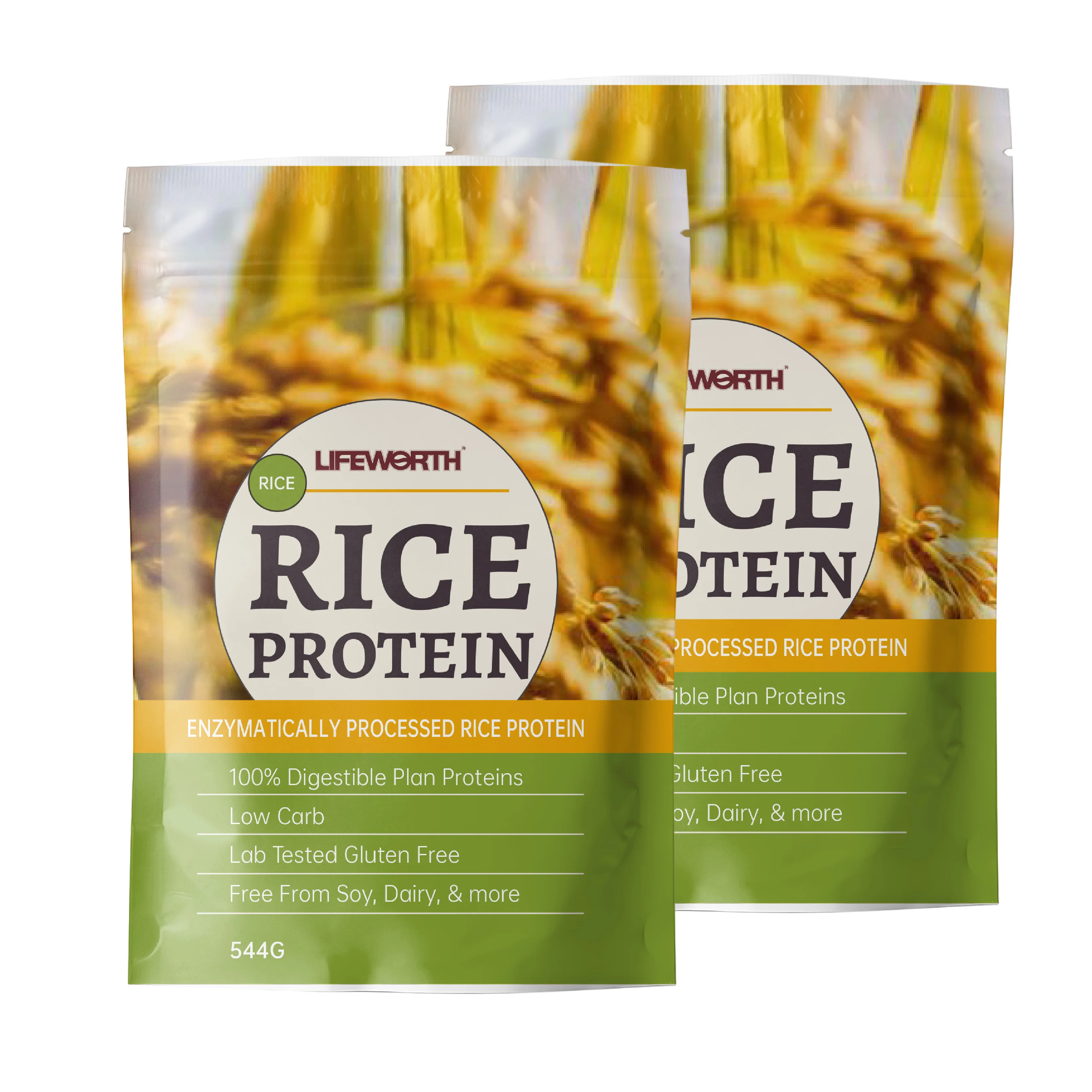 lifeworth healthcare conventional hydrolyzed rice protein powder pre workout sport nutrition