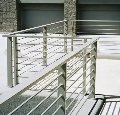 Prima Custom Stainless Steel Staircase Railing Balustrade Outside Indoor Rod Bar Tube Railing