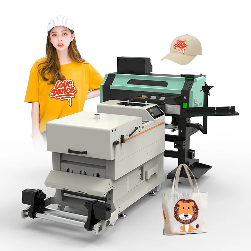 Factory price new style 45cm dtf printer t shirt textile printing machine with dtf powder shaker imprimante dtf 45cm