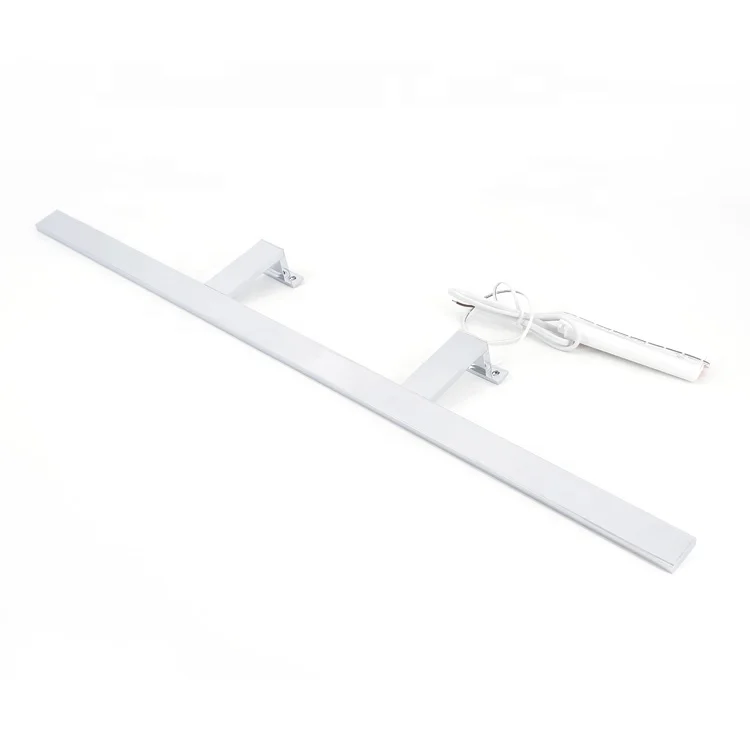 decorative IP44 Polished Chrome bathroom mirror led light for 30000h