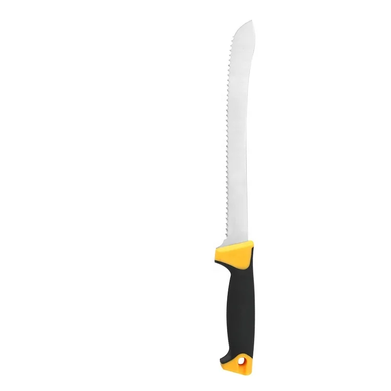 Customized Insulated Cotton Cutter Rock Wool Pruning Saw Serrated Mineral Wool Blade Knife For Gardening