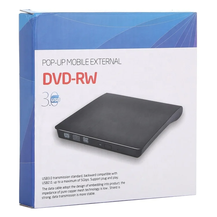  Горячая Распродажа USB внешний DVD-Rw DVD / CD перезаписываемый
