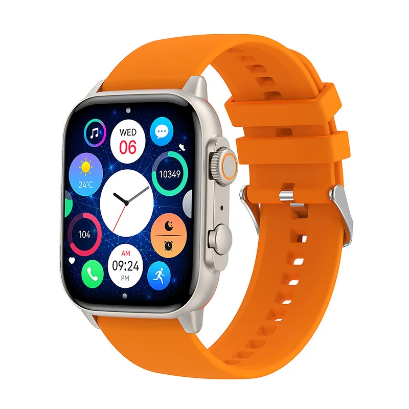 HK95 Bluetooth Call Smartwatch 1.95 Inch Rate Blood pressure Oxygen Monitoring Multi-sport Smartwatch