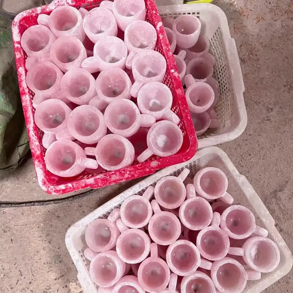 Ручная резная Хрустальная чашка для украшения дома оптом