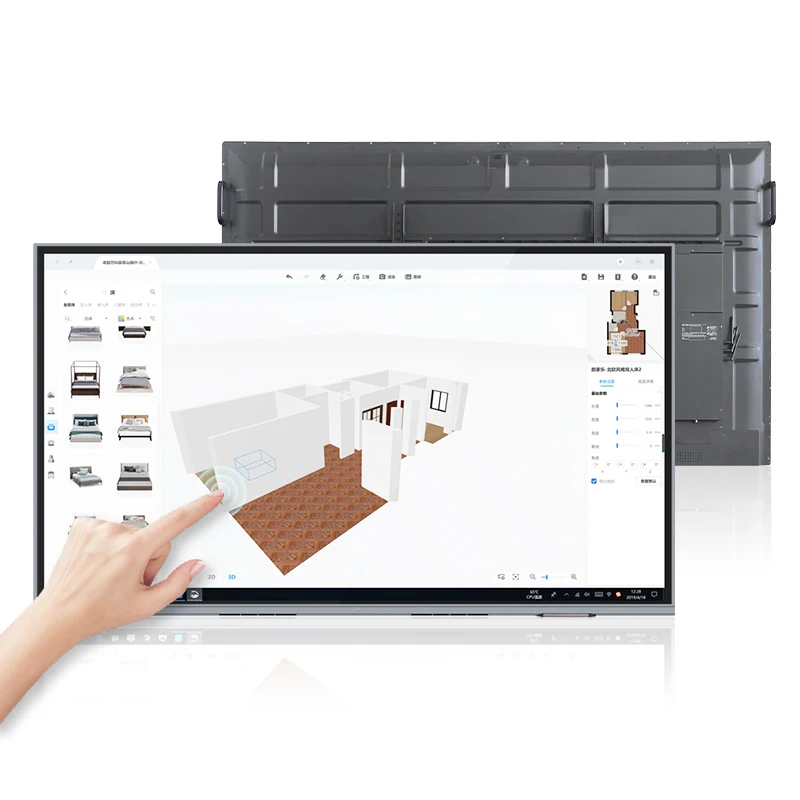 High Quality 65 Inch Digital Office Capacitive Interactive Touch Screen Panel 75 Inch Smart Board Interactive Flat Panel