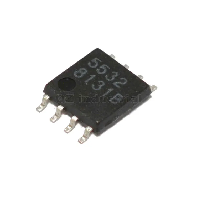 QZ NJM5532M original High Precision Low Noise Dual Operational Amplifier DMP8 NJM5532 NJM5532M