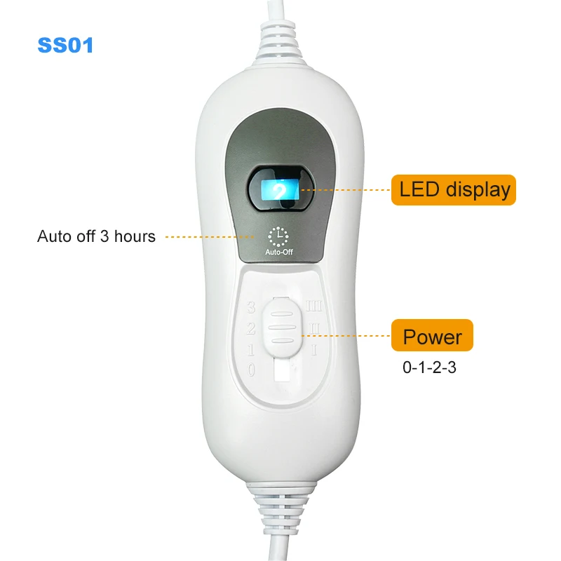 Thermal Underbed Electric Blanket Bed Warmer Blanket With Soft Fleece Machine washable For Winter Use