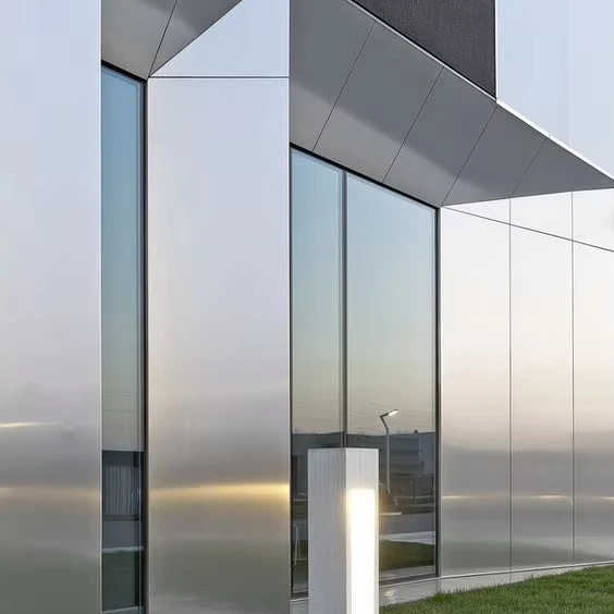 Lightweight Wall Facade Composite Sheets Fabrication Brushed ACP Cladding Near Me