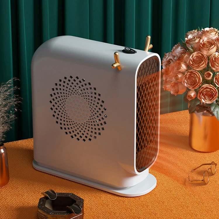 500W Fast Heating Thermostat Stove Household Small Instant Portable Electric Heater Fan Home Desktop Air Blower Heater