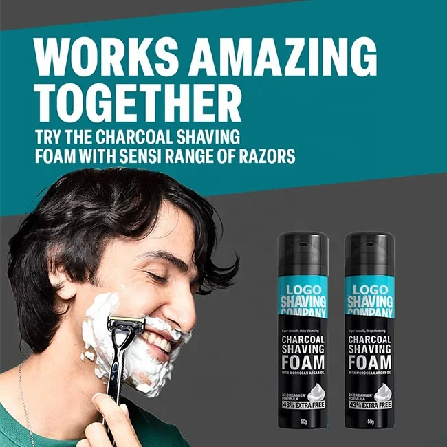 Wholesale 200ml Shaving Foam Men Shaving Cream From Manufacturer Supplier Custom OEM ODM Factory