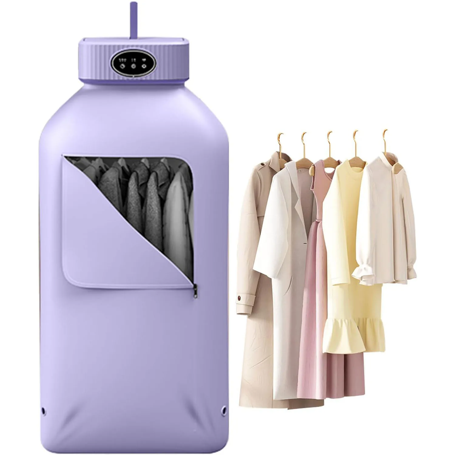 600W Uv Foldable Compact Portable Hanging Clothes Dryer Mini Dryer With Clothes Bag