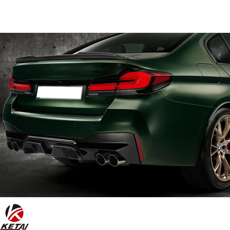 Стильные аксессуары для заднего бампера автомобиля M5 CS, глянцевый черный спойлер для BMW G30/G38