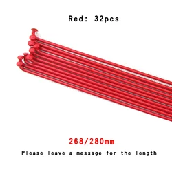 14G 85-282 мм Высокое качество подсветка для колес велосипеда с сосками стальный Горный Дорожный складной велосипед круглые спицы