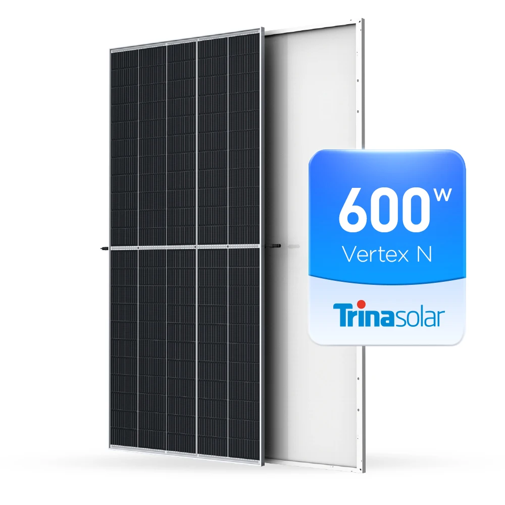 Trina Eu Stock Vertex N Type Solar Panels 550W 600W 660W 670W Bifacial Mono Crystalline Solar Pv Module