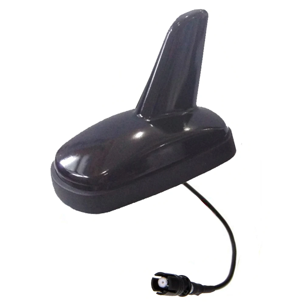 car roof glossy surface amateur amplified fm headset am radio shark fin antenna with RAKU