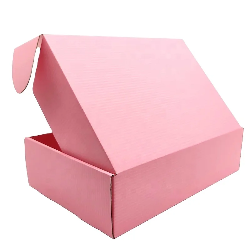Custom UV-Coated Varnished  Cardboard Shipping Box Gold Foil Paper Box Clothing Packaging T-Shirts Embossing Stamping