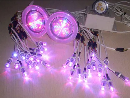 Hammam Shower Kits Colored LED Lights Color Changed By Remote Controller Or Phone Transformer Synchronizer For Steam Sauna Room