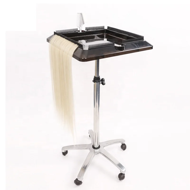 Barber Shop Beauty Salon Trolley Hair Extension Mobile Rolling And Metal Salon Trolley Carts Salon Trolley Hairdressing