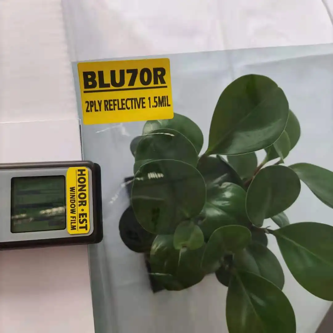 BLU70R AUTOMOTIVE WINDOW TINT FILM WHOLESALE VLT 70% IR 30% MEDIUM MIRROR EFFECT WINDOW TINT AUTOMOTIVE FILM