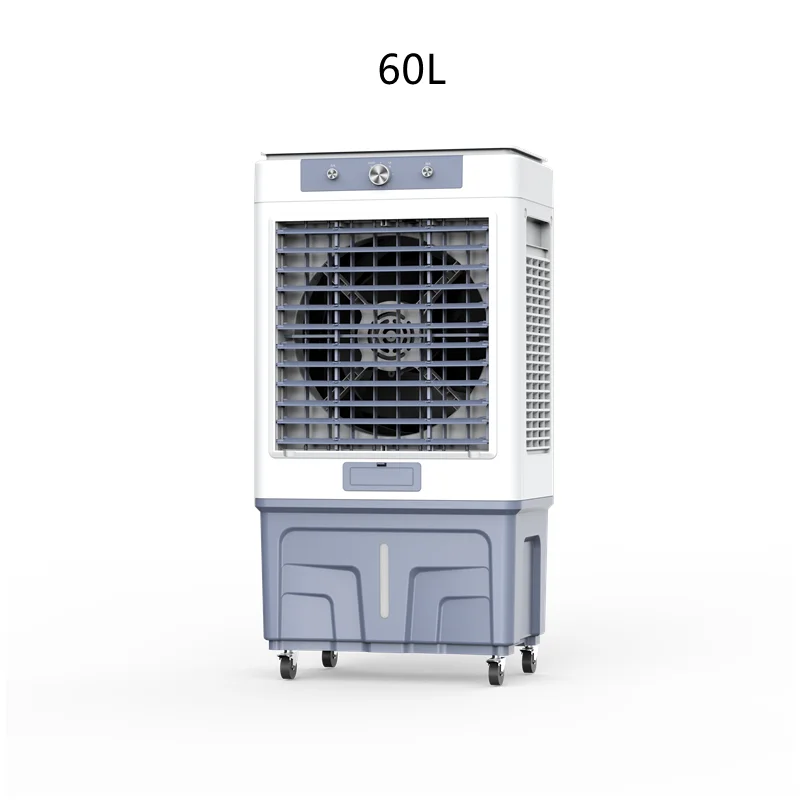 400W Factory Price Large  Outdoor Mobile 80L 60L 45L Water Evaporative Industrial Desert Air Cooler