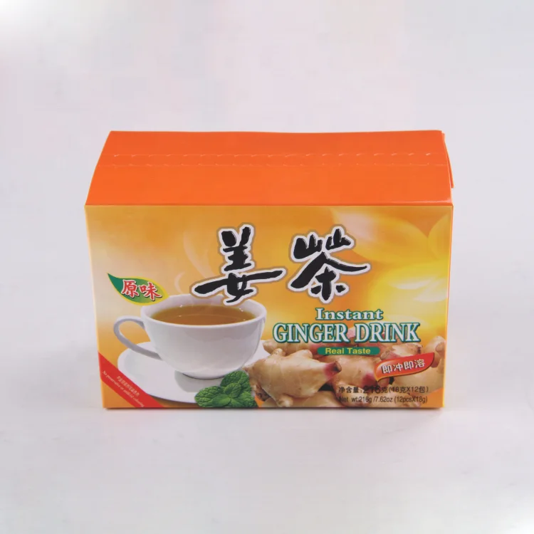 Wholesale Chinese factory High Quality instant ginger tea drink with honey GINGENMBRE Instant Ginger Drink