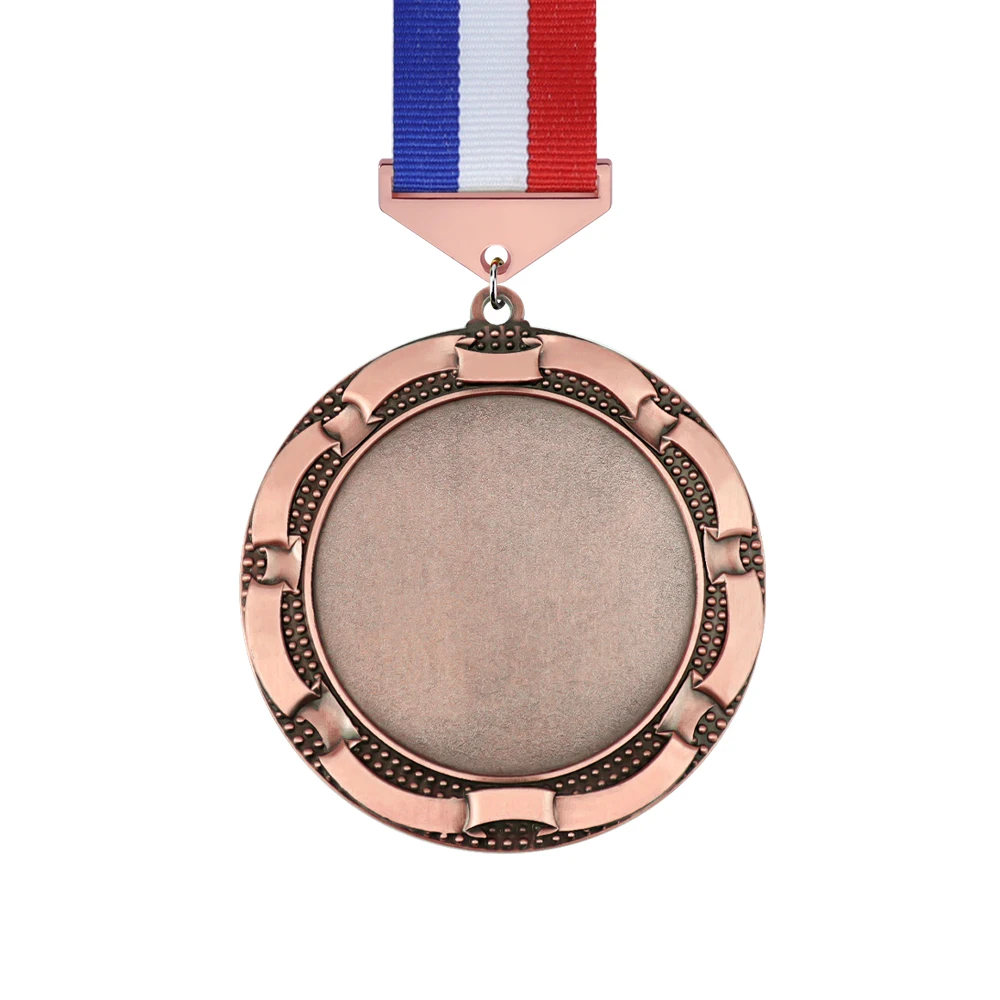 Medal Manufacturer Wholesale Cheap Gold Silver Copper Karat Race Trophy and Medals Custom Blank Metal Sport Medal