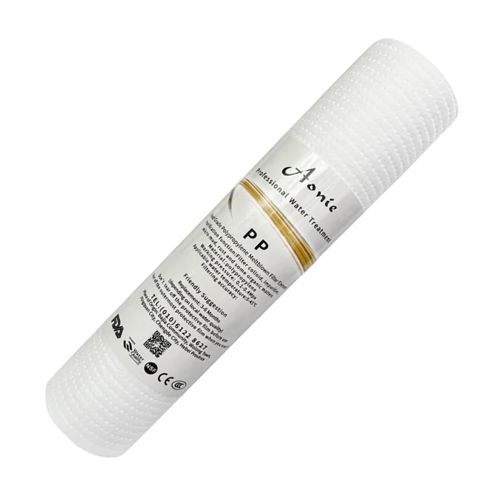 PP Spun Cartridge 10 Inch 5 Micron PP Sediment String Wound Water Filter Cartridge