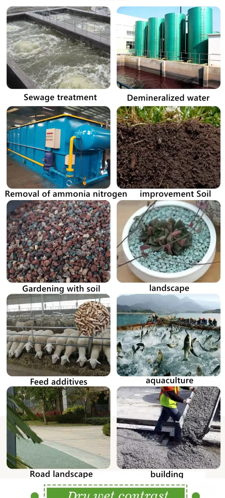 Zeolite Water Treatment Chemicals Paper Chemicals Petroleum Additives Adsorbent Auxiliary Agent in Ball Pellet Appearance
