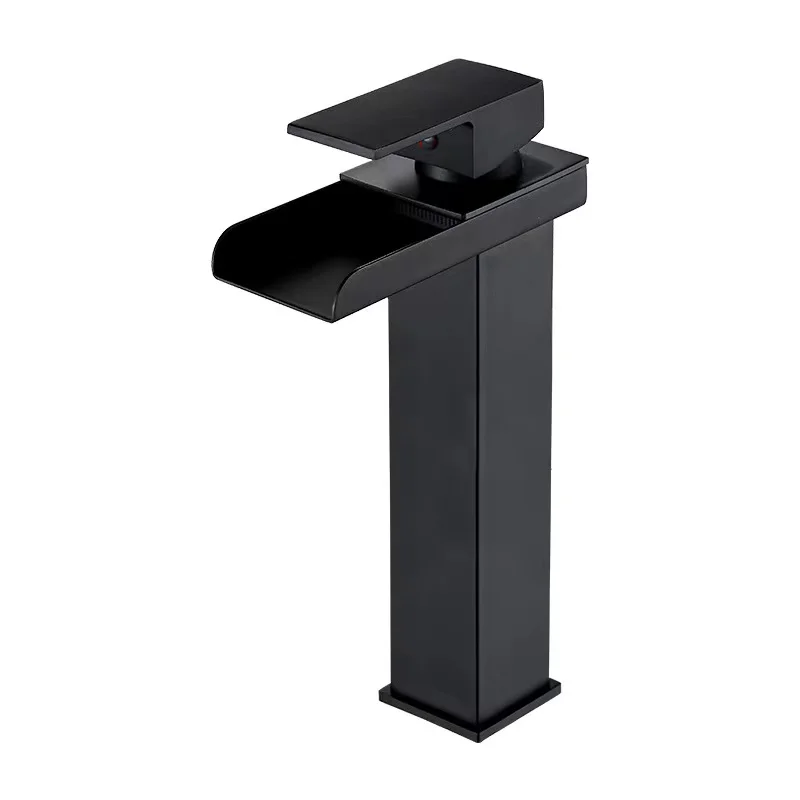 Brass Stainless Steel Bathroom Bend Variety Of Color Washer Waterfall Basin Tap Basin Faucet