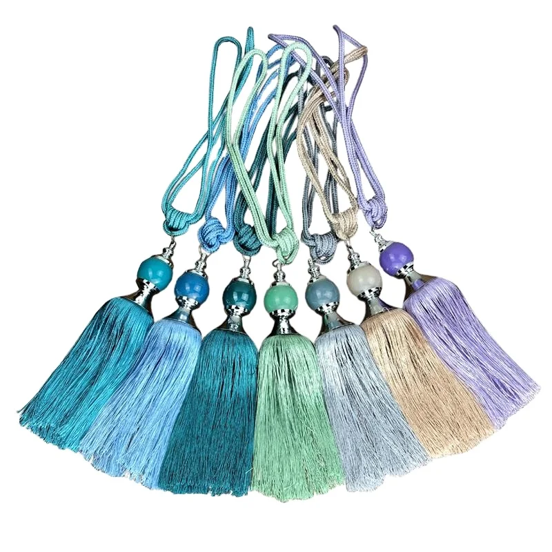 Wholesale Classic Design Crystal Hanging Ball window Curtain Tassels Decorative Curtain Tieback