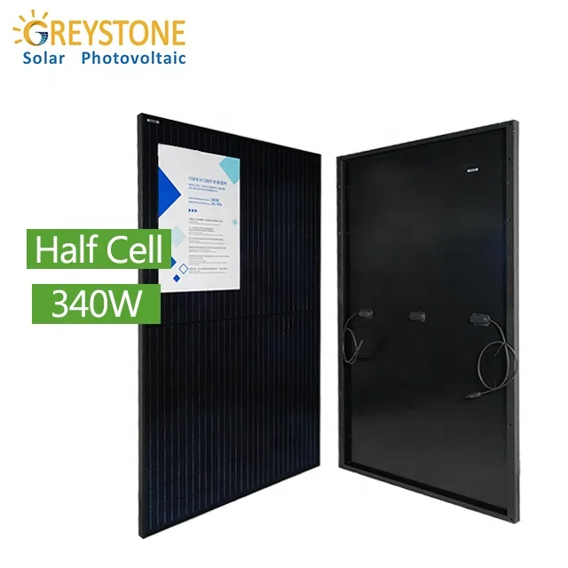 GREYSTONE 340W Mono All Black Solar Module Cells Solar Panel For Off Grid Solar System
