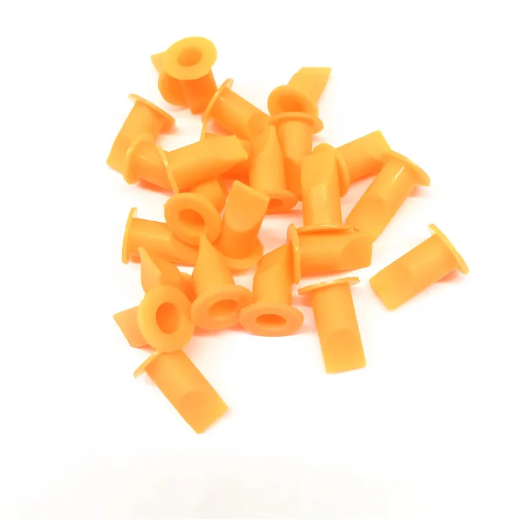 Customized Heat Resistance Yellow color One Way silicone check valve